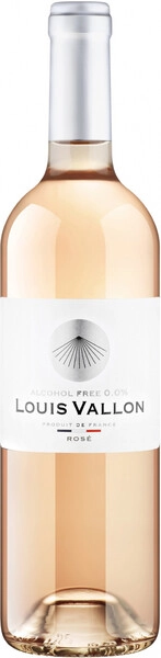 Луи Валлон Розе 0,75 л. Вино безалкогольное розовое полусухое