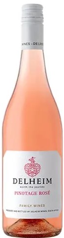 Делхейм Пинотаж Розе розовое сухое 0,75 л. 12,5% Вино