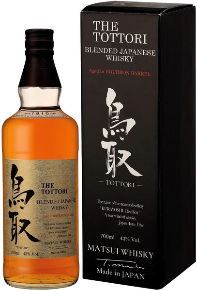 Тоттори Купажированный Японский Виски (Бурбон Баррэл) 0,7 л. 43%