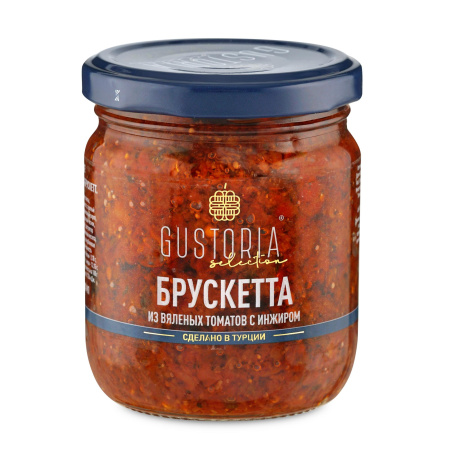 Брускетта из вяленых томатов с инжиром Gustoria 210 мл. 