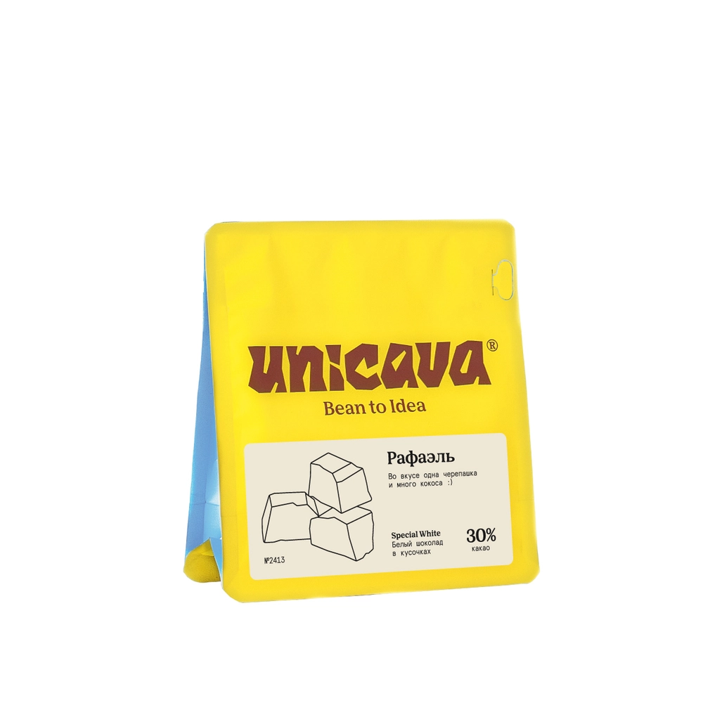 Cacava Белый шоколад Рафаэль 30% какао 100 г Кусочки