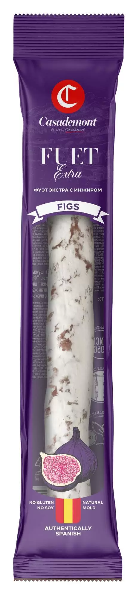 Фуэт Экстра с инжиром колбаса с/в 110 гр Casademont 