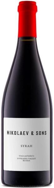 Николаев и Сыновья Сира красное сухое 0,75 л. 14% Вино российское с ЗГУ