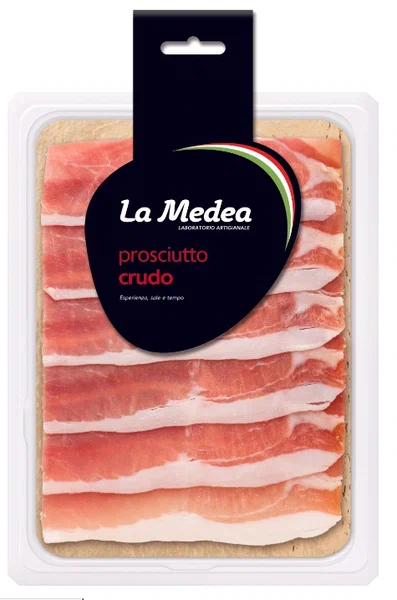 Ветчина сыровяленая (Прошутто крудо) La Medea 60 г