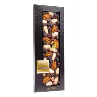 ШОКОМИ Горький шоколад с орехом пекан, миндалем, черной смородиной 110г