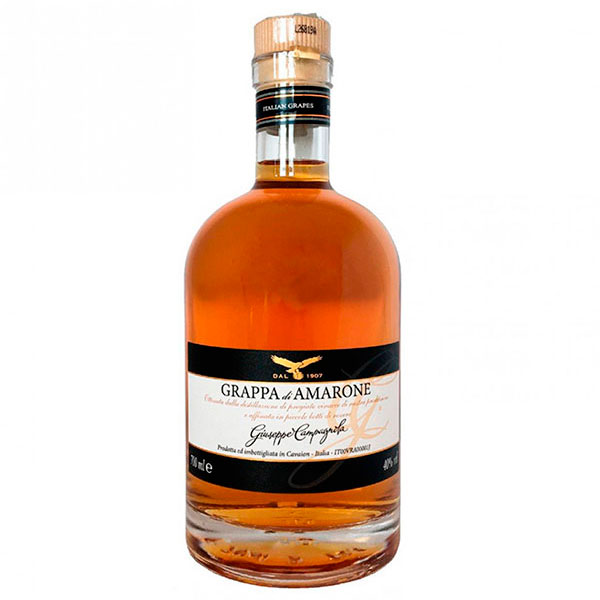 Граппа Ди Амароне Кампаньола 0,7 л. 40% Водка виноградная выдержанная