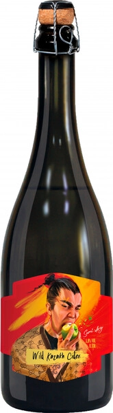 Дикий Казахский Сидр 0,75 л. бут. 5,8% Сидр полусухой