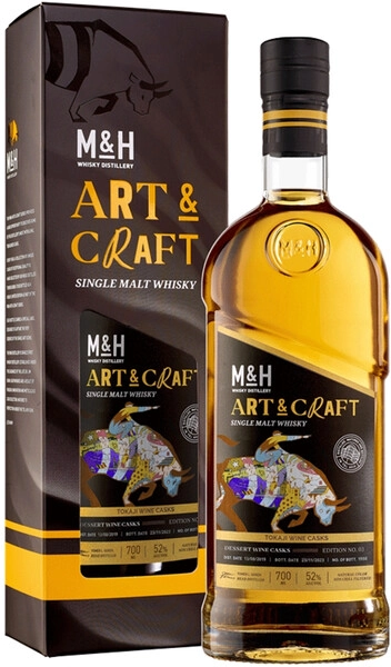 Эм энд Эйч Арт энд Крафт Токай Дессерт Вайн Каск в п/у 0,7 л. 52% Виски израильский односолодовый