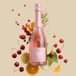 Розовое игристое вино