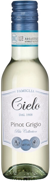 Пино Гриджо (Делле Венецие) Чело э Терра белое полусухое 0,187 л. 12%  Вино ЗГУ