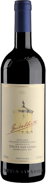 Гуидальберто (Тоскана) 2021 сухое красное 0,75 л. 13,5% Вино выдержанное