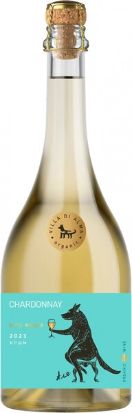 Вилла ди Альма Коль Фондо Шардоне белое экстра брют 0,75 л. 12,5% Вино игристое жемчужное органическое