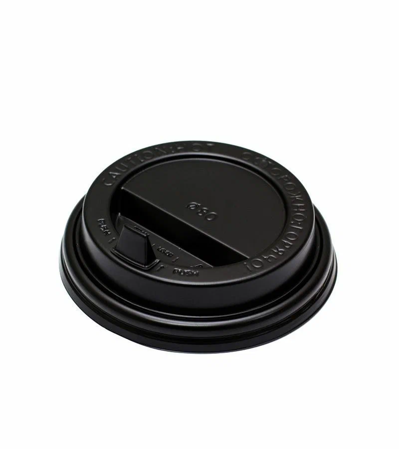 Крышка с питейником черная d=80 1 шт.