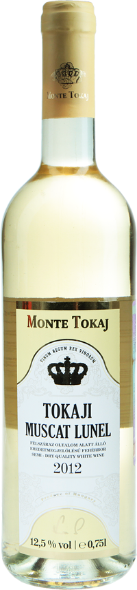Монте Токай Мускат Лунель белое полусухое 0,75 л. 10% Вино с ЗГУ