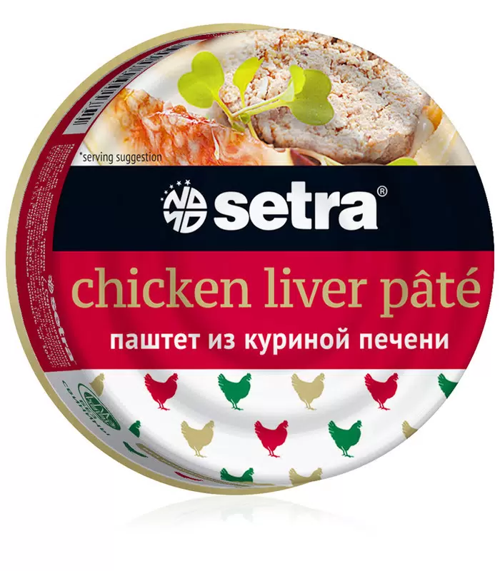 Паштет куриная печень Setra 100гр