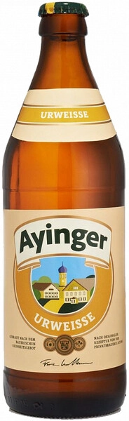 Айингер Урвайссе  0,5 л. бут. 5,8% Пиво темное нефильтрованное пшеничное