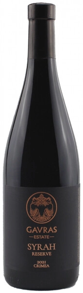 Гаврас Истейт Сира Резерв красное сухое 0,75 л. 12% Вино российское с ЗГУ