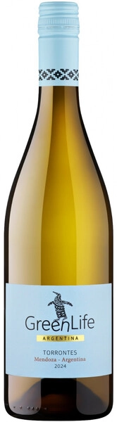 ГринЛайф Торронтес Мендоса белое сухое 0,75 л. 12,5% Вино сортовое ординарное