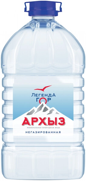 Легенда гор Архыз Негазированная ПЭТ 5 л. Вода минеральная
