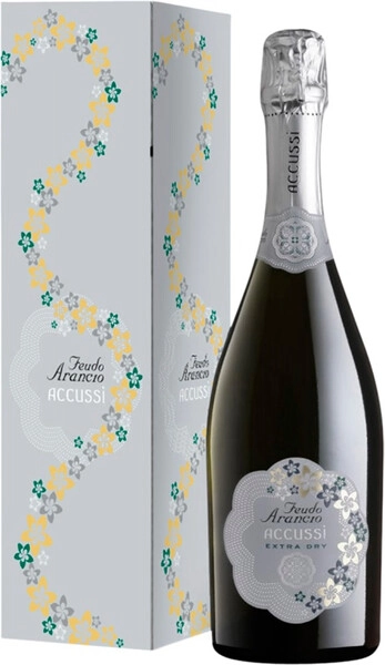 Феудо Аранчо Аккузи в п/к сухое белое 0,75 л. 12% Вино игристое