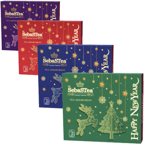 Коллекция чая SebaSTea Christmas Deer 35 г Ассорти
