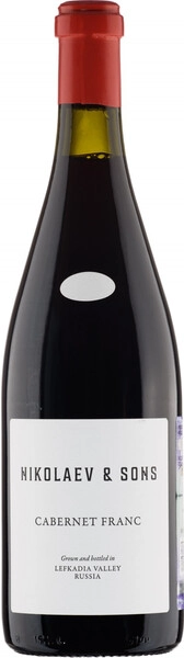 Николаев и Сыновья Каберне Фран сухое красное 0,75 л. 14% Российское вино с ЗГУ 