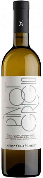 Колли Мореничи Пино Гриджио Гарда ДОК год урожая 2021 белое сухое 0,75 л. 12,5% Вино сортовое молодое 