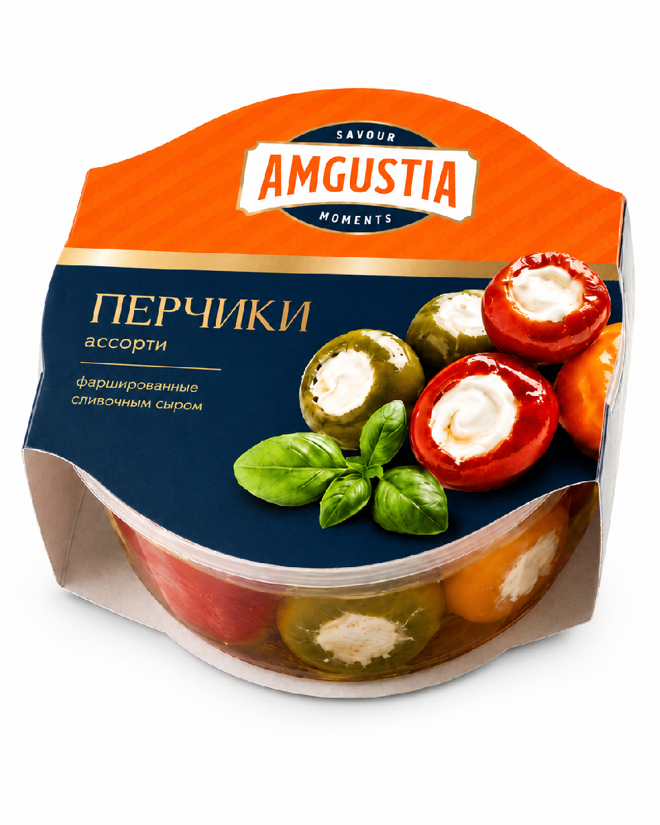 перчики ассорти фаршированные сливочным сыром амгустия 200 г. картинка