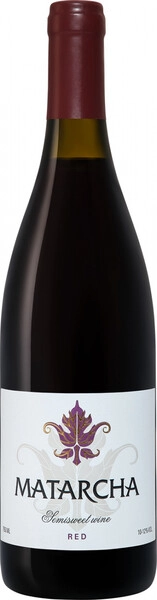 Матарча красное полусладкое 0,75 л. 12% Вино ординарное