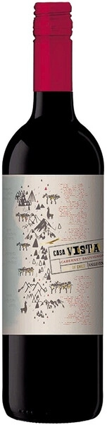 Каса Виста Каберне Совиньон сухое красное 0,75 л. 12,5% Вино сортовое ординарное