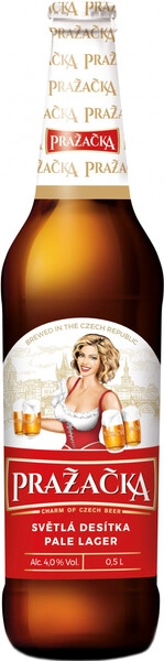 Пражечка светлое 0.5 л. бут. 4% Пиво 