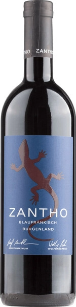 Цанто Блауфранкиш сухое красное 0,75 л. 13,5% Вино ЗНМП категории Qualitatswein региона "Бургенланд" 