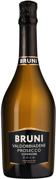 Бруни Вальдоббьядене Просекко Суперьоре белое сухое 0.75 л. 11% Игристое вино