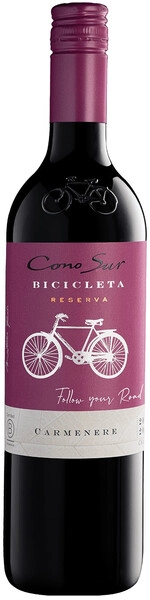 Коно Сур Бисиклета Карменер 2022 красное сухое 0,75 л. 13,5% Вино защищ.географического указания