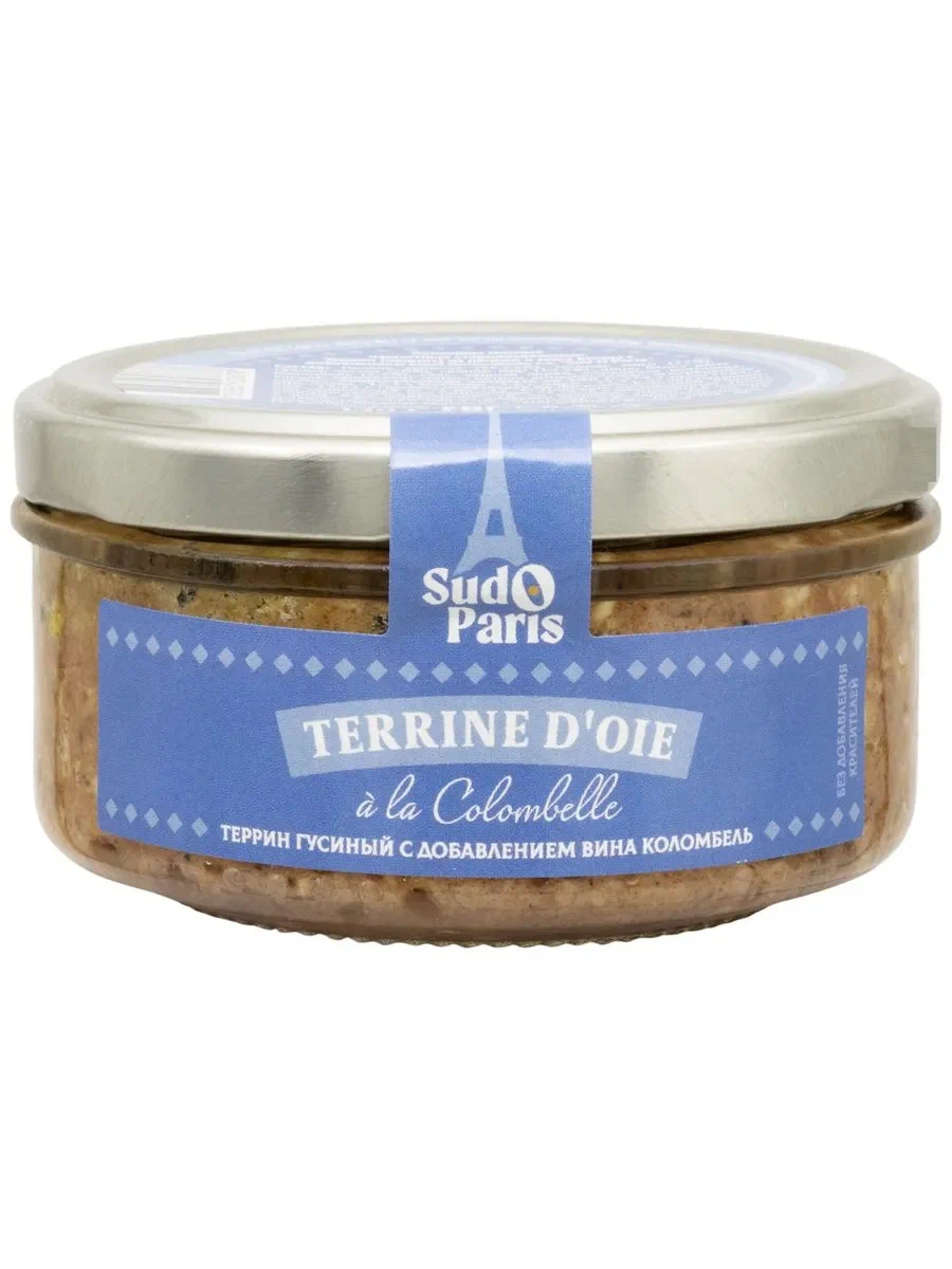 Террин Коломбель гусиный с добавлением вина 130 г.