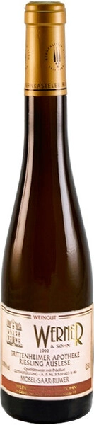 Триттенхаймер Апотеке Рислинг Ауслезе 1999  сладкое белое 0,5 л. 10% Вино ЗНМП