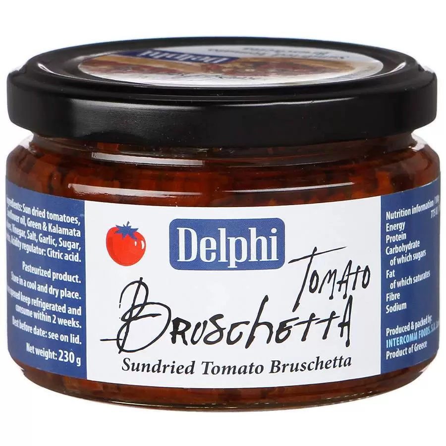 Брускетта из сушеных томатов Delphi 230 г
