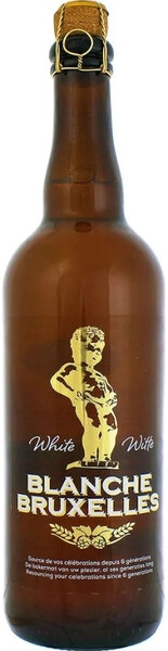Бланш де Брюссель бут. 0,75 л. 4,5% Пивной напиток светлый пастеризованный нефильтрованный неосветлённый 0,75 л. 4,5%
