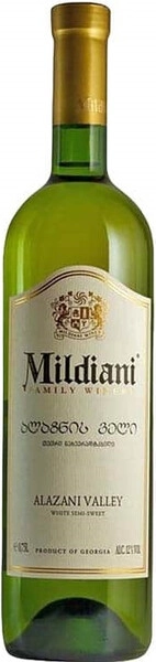 МИЛДИАНИ Алазанская Долина белое полусладкое 0,75 л. 13% Вино столовое