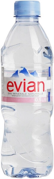 Эвиан Негазированная ПЭТ 0,5 л. Вода минеральная
