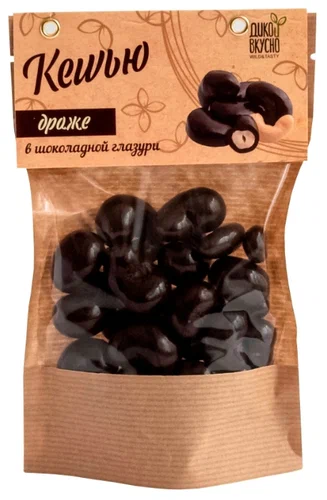 Драже Кешью в шоколадной глазури Дико вкусно 150 г