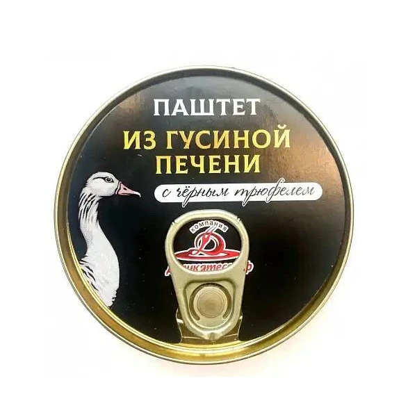 Паштет из гусиной печени с черным трюфелем 90 г. ж/бан