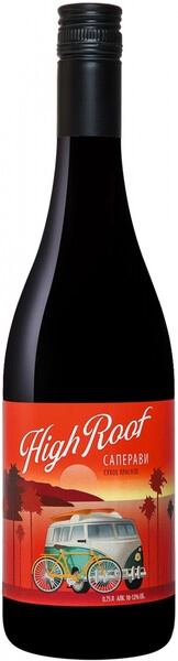 Хай Руф Саперави красное сухое 0,75 л. 11,6% Вино ординарное 