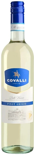 Ковалли Пино Гриджо белое сухое 0,75 л. 12% Вино сортовое ординарное категории ДОК