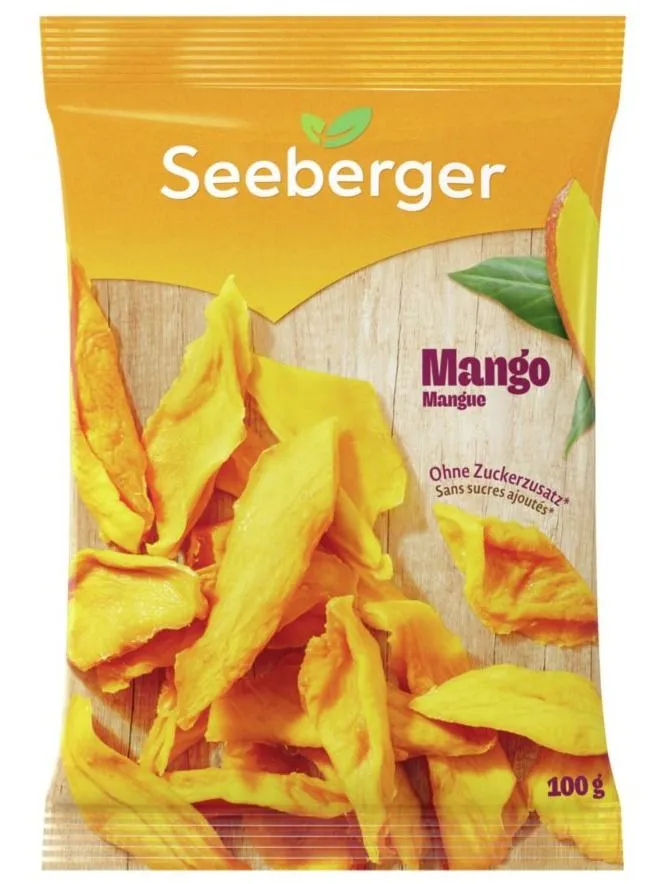 Манго сушеный дольки Зеебергер 100 г
