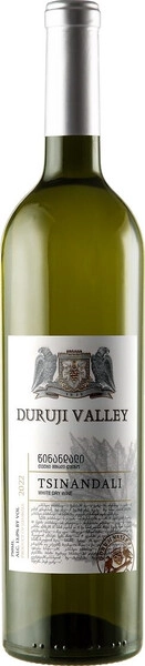Дуруджи Велли Цинандали сухое белое 0,75 л. 13% Вино выдержанное
