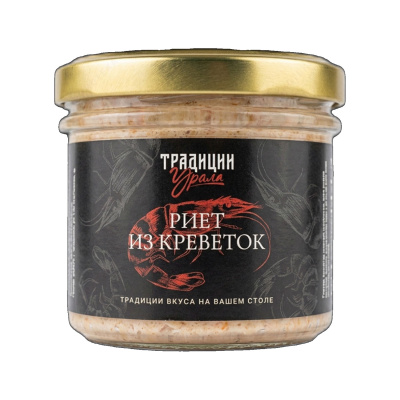 рийет из креветки традиции урала 90 гр   картинка