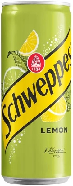 Швеппс Лимон ж/бан. 0,33 л. Напиток газированный