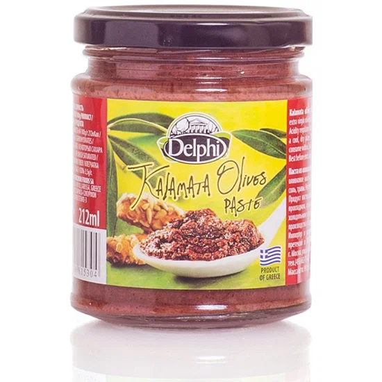 Паста из оливок Каламата 190 г. Delphi 
