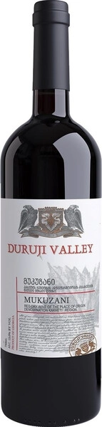 Дуруджи Велли Мукузани сух.красное 0,75 л. 13% Вино защищ.наимен.места происх.региона Кахтия